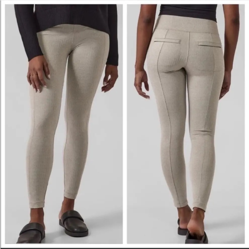 Athleta Delancey skyline herringbone tight leggings